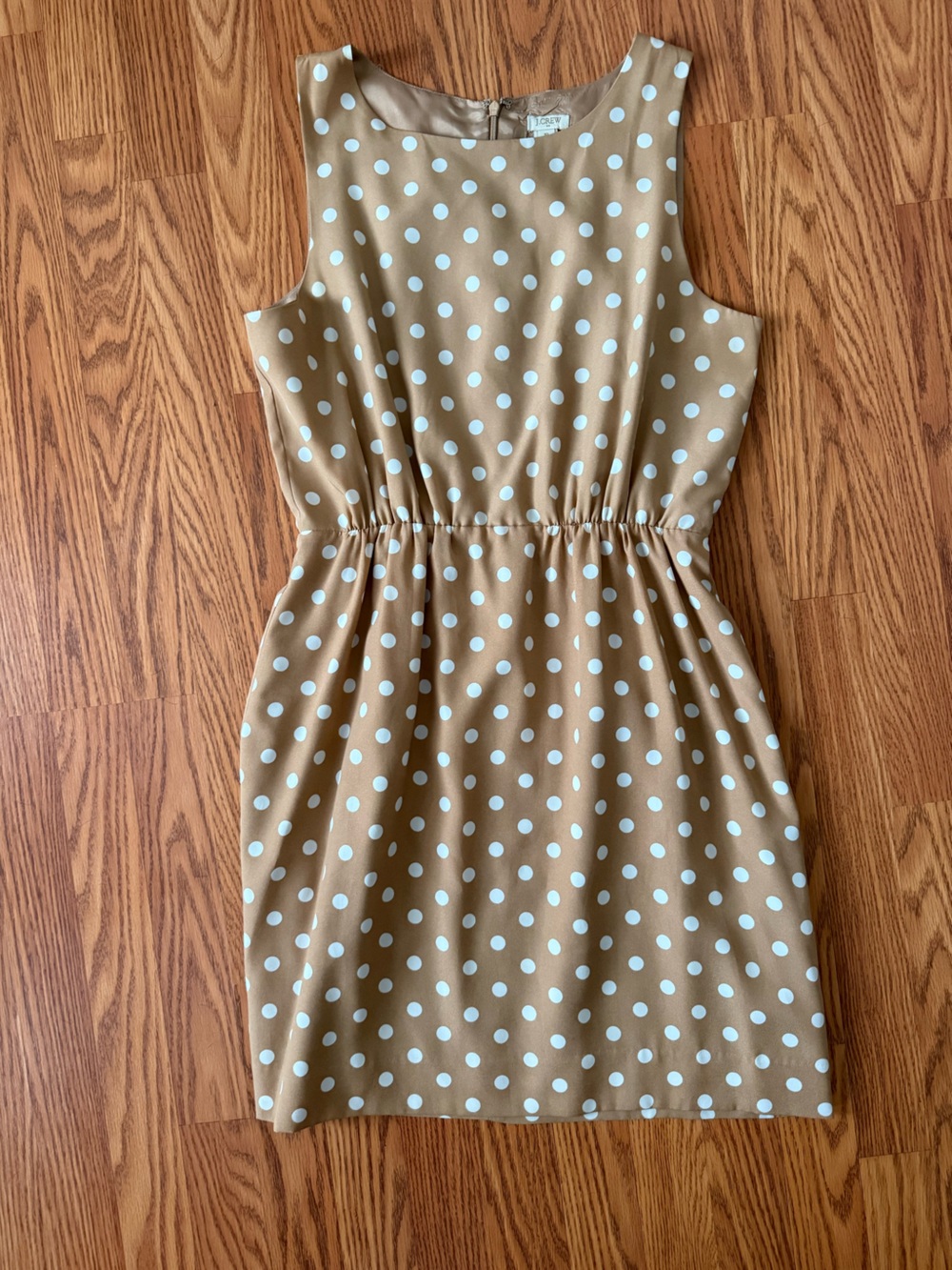 J.Crew Polka Dot Sleeveless Dress